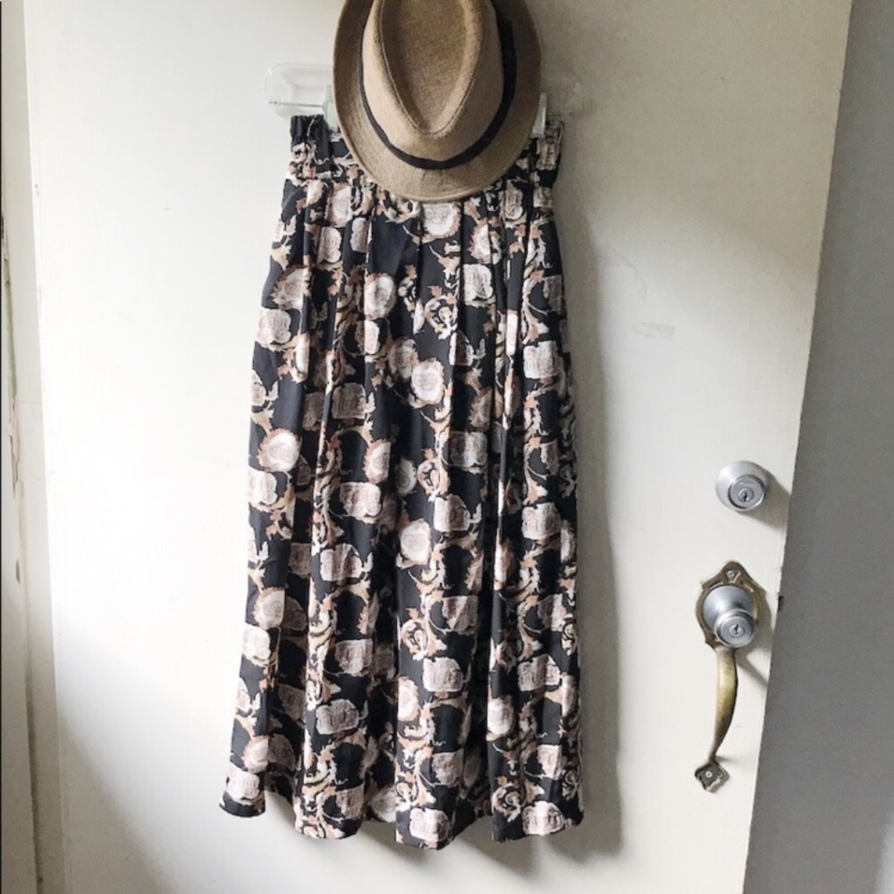 High Waisted Maxi Skirt